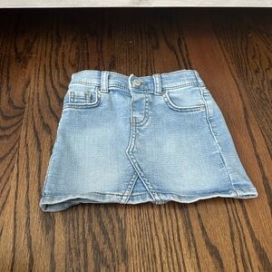 Cat & Jack Denim Blue Kids Skirt Size 2T